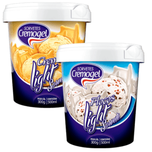 Sabores Flocos e Creme